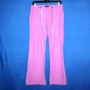 Blue Asphalt Purple Corduroy Drawstring Pants